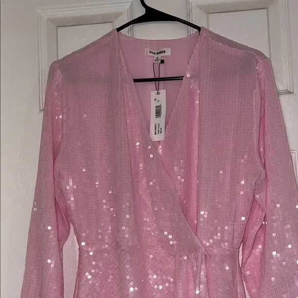 Steve Madden Light Pink Sequin Dress - Picture 2 of 7